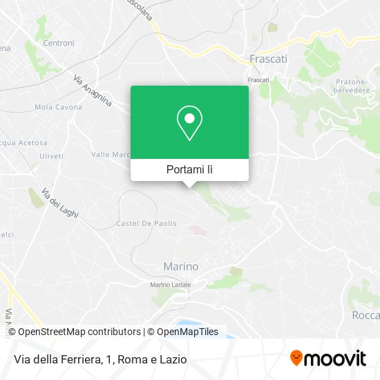 Mappa Via della Ferriera, 1