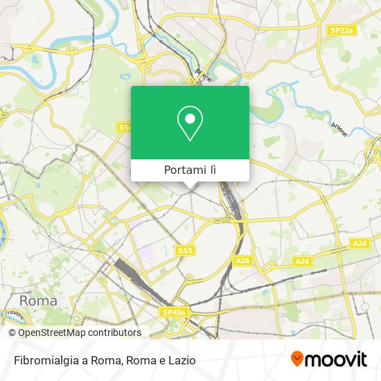 Mappa Fibromialgia a Roma