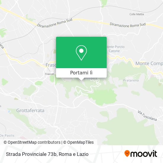 Mappa Strada Provinciale 73b