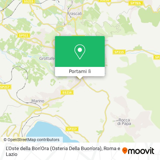 Mappa L'Oste della Bon'Ora (Osteria Della Buon'ora)