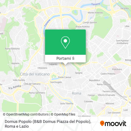 Mappa Domus Popolo (B&B Domus Piazza del Popolo)