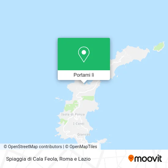 Mappa Spiaggia di Cala Feola