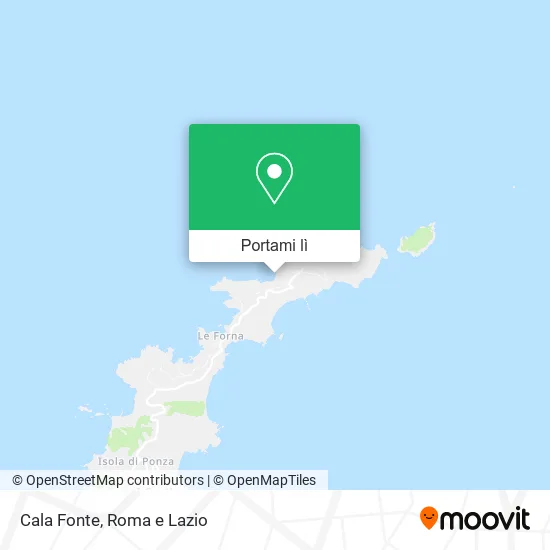Mappa Cala Fonte