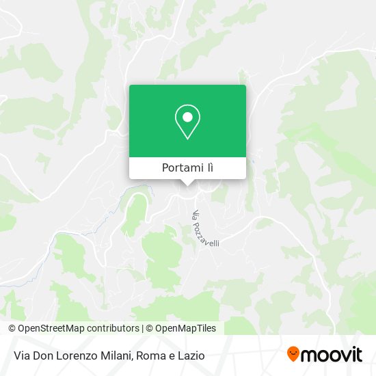 Mappa Via Don Lorenzo Milani