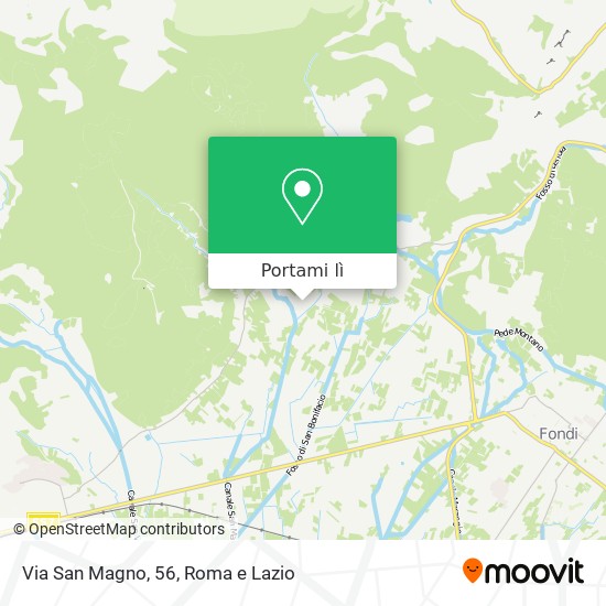 Mappa Via San Magno, 56