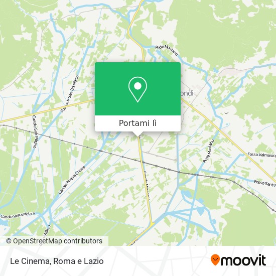 Mappa Le Cinema