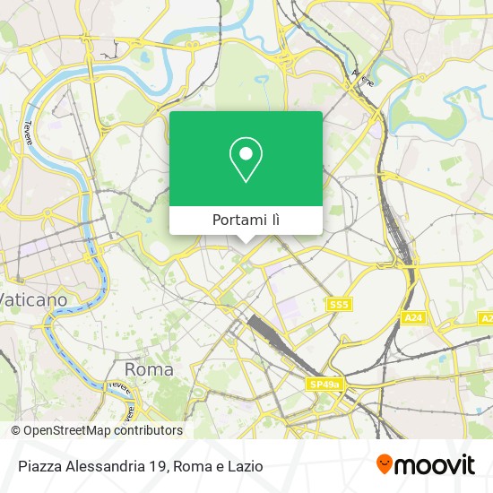 Mappa Piazza Alessandria  19