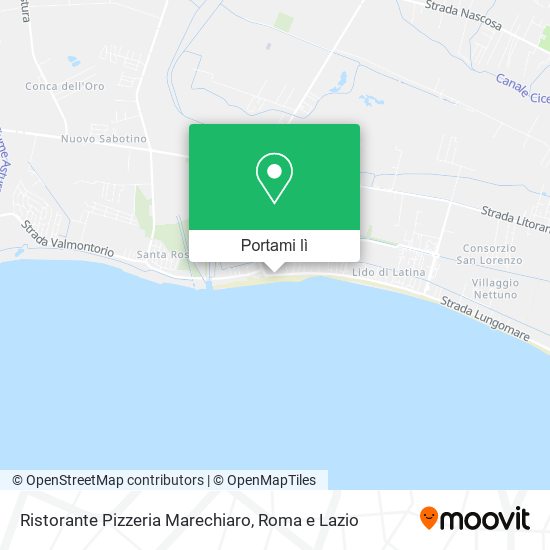 Mappa Ristorante Pizzeria Marechiaro