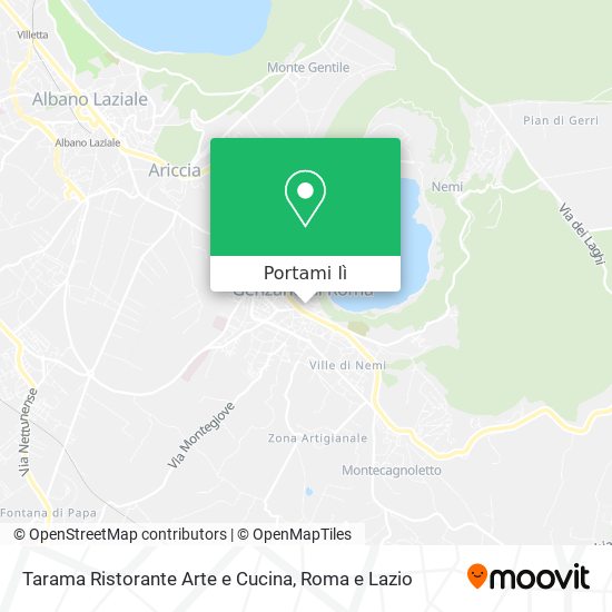 Mappa Tarama Ristorante Arte e Cucina