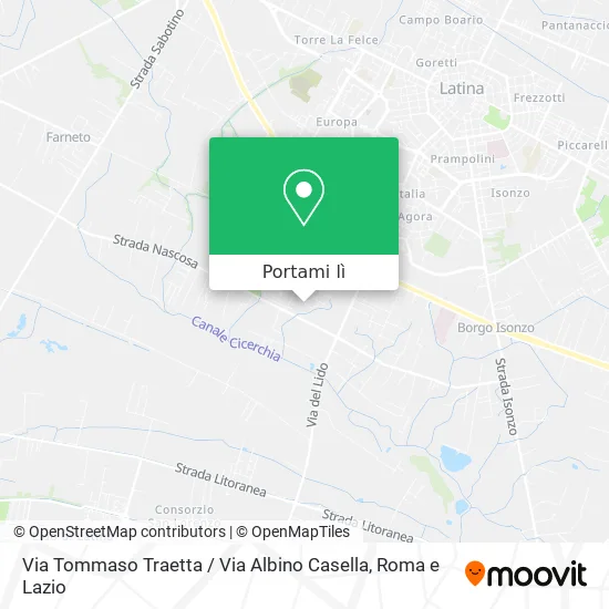 Mappa Via Tommaso Traetta / Via Albino Casella