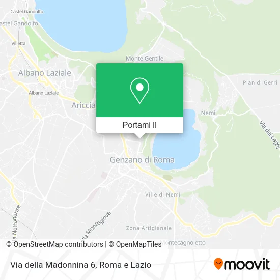 Mappa Via della Madonnina  6