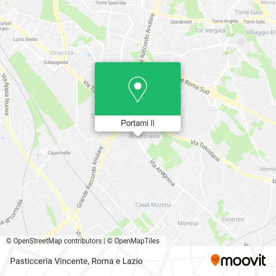 Mappa Pasticceria Vincente