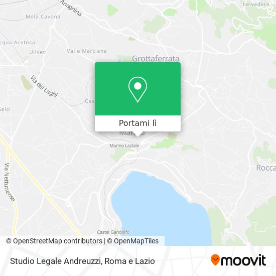 Mappa Studio Legale Andreuzzi