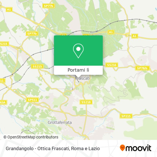 Mappa Grandangolo - Ottica Frascati