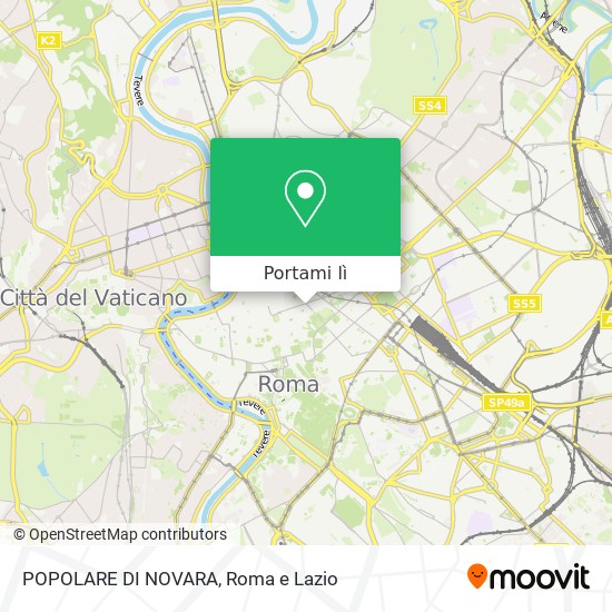 Mappa POPOLARE DI NOVARA