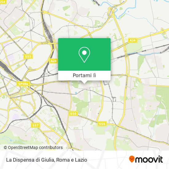 Mappa La Dispensa di Giulia