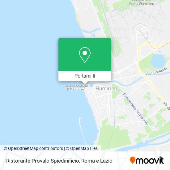 Mappa Ristorante Provalo Spiedinificio