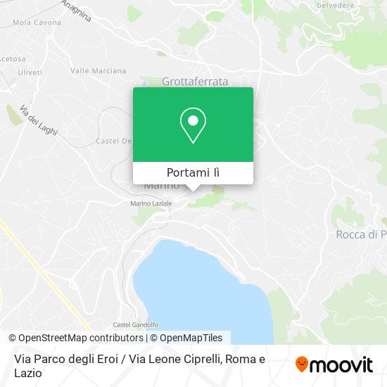 Mappa Via Parco degli Eroi / Via Leone Ciprelli
