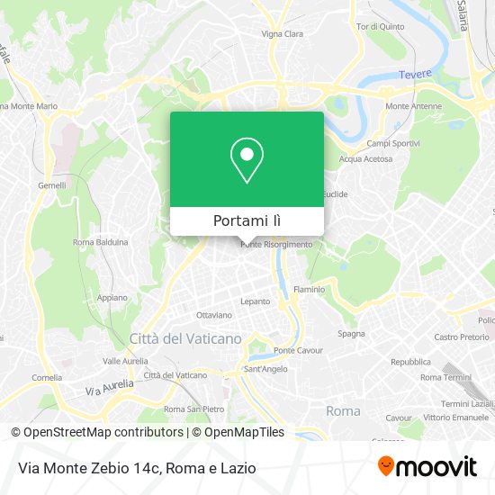 Mappa Via Monte Zebio  14c
