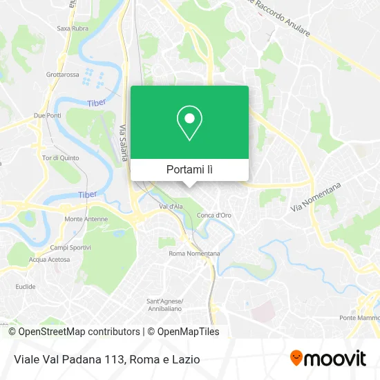 Mappa Viale Val Padana  113
