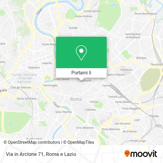 Mappa Via in Arcione  71