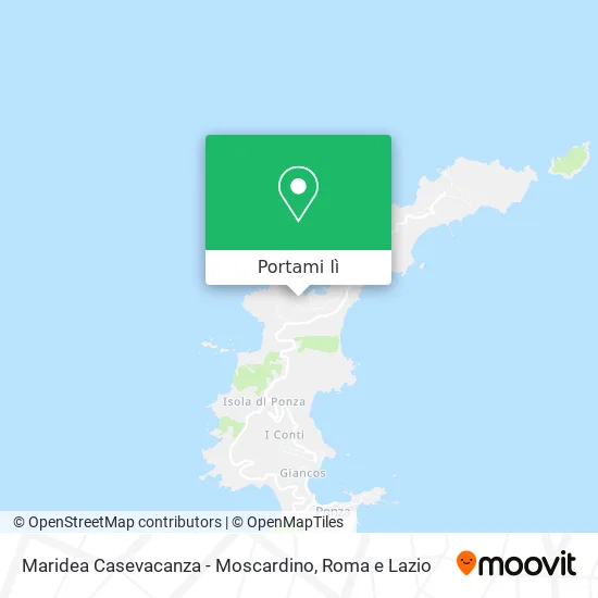 Mappa Maridea Casevacanza - Moscardino