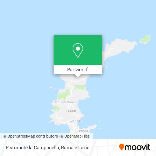 Mappa Ristorante la Campanella