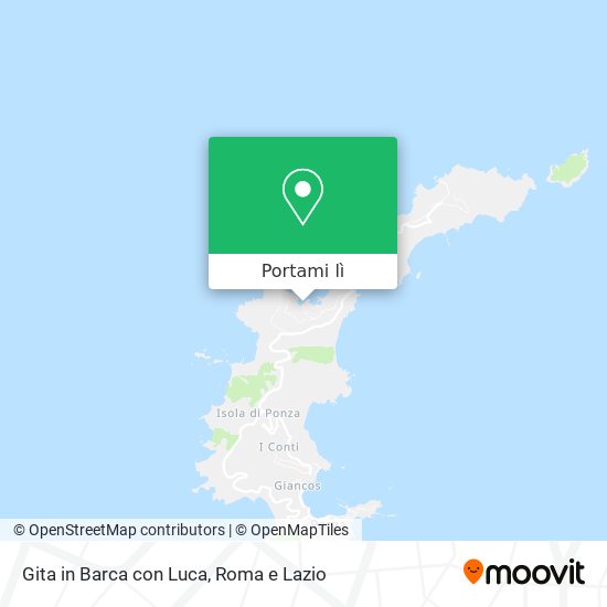 Mappa Gita in Barca con Luca