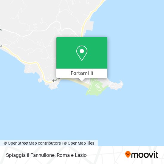 Mappa Spiaggia il Fannullone