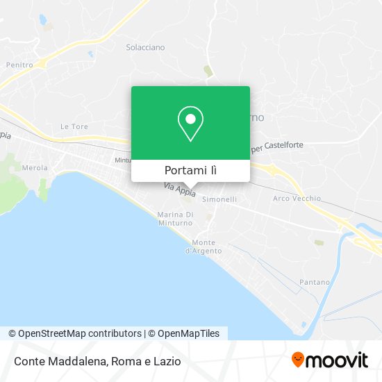 Mappa Conte Maddalena