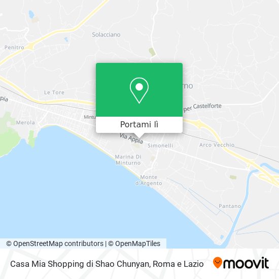 Mappa Casa Mia Shopping di Shao Chunyan