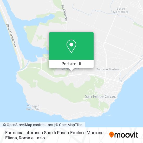 Mappa Farmacia Litoranea Snc di Russo Emilia e Morrone Eliana