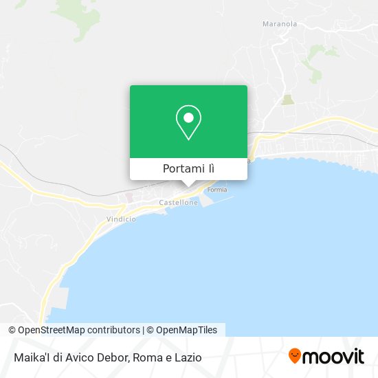 Mappa Maika'I di Avico Debor