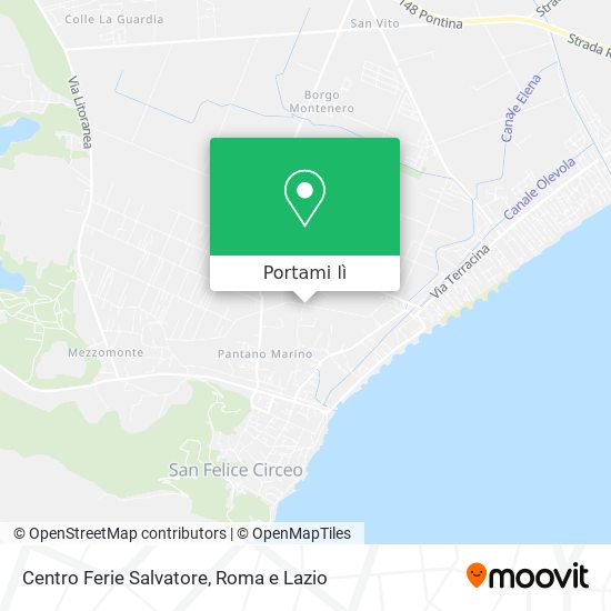 Mappa Centro Ferie Salvatore