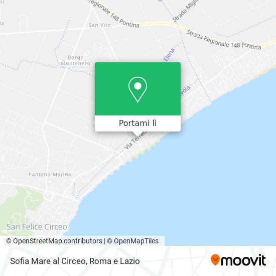 Mappa Sofia Mare al Circeo