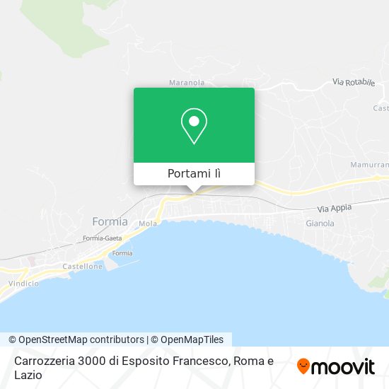 Mappa Carrozzeria 3000 di Esposito Francesco