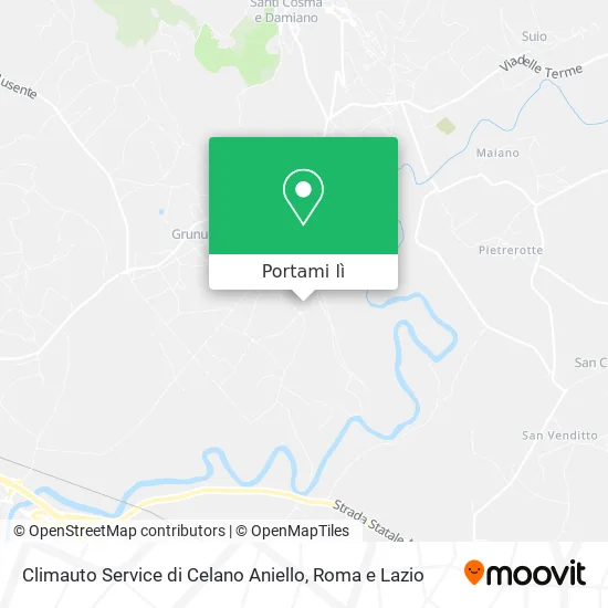 Mappa Climauto Service di Celano Aniello