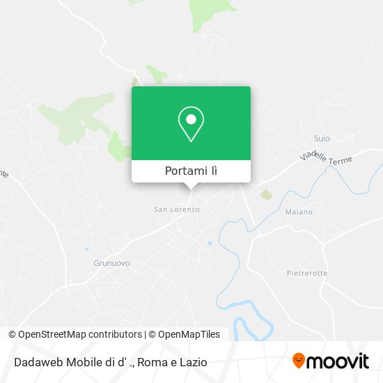 Mappa Dadaweb Mobile di d' .