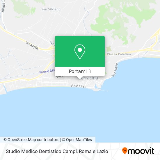 Mappa Studio Medico Dentistico Campi