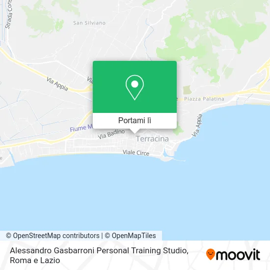 Mappa Alessandro Gasbarroni Personal Training Studio