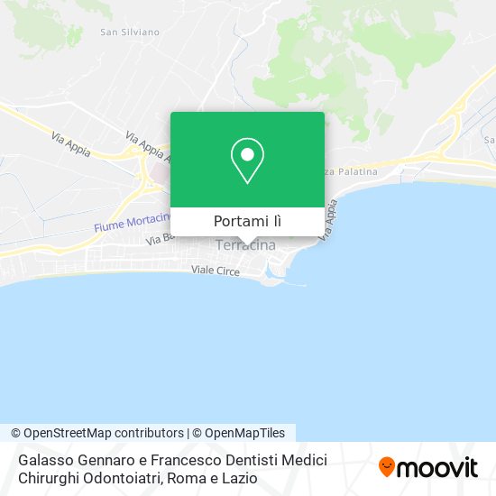 Mappa Galasso Gennaro e Francesco Dentisti Medici Chirurghi Odontoiatri