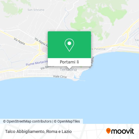 Mappa Talco Abbigliamento