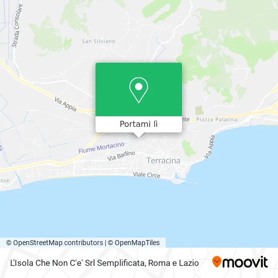 Mappa L'Isola Che Non C'e' Srl Semplificata