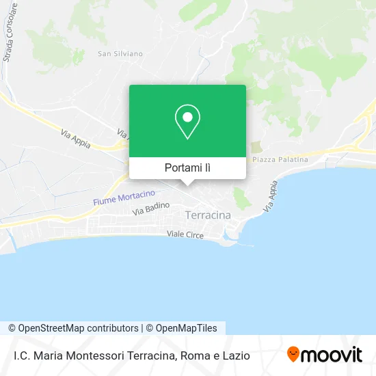 Mappa I.C. Maria Montessori Terracina