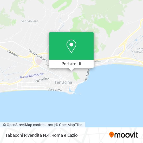 Mappa Tabacchi Rivendita N.4