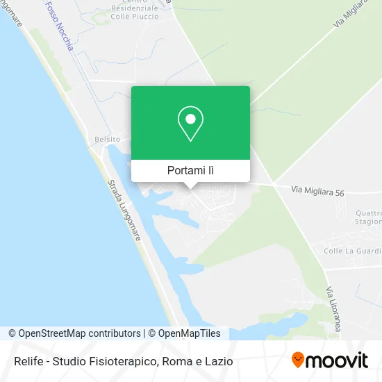 Mappa Relife - Studio Fisioterapico