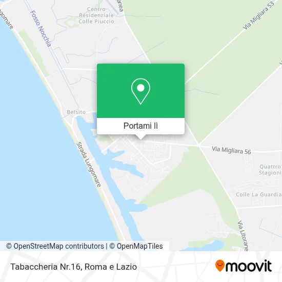 Mappa Tabaccheria Nr.16