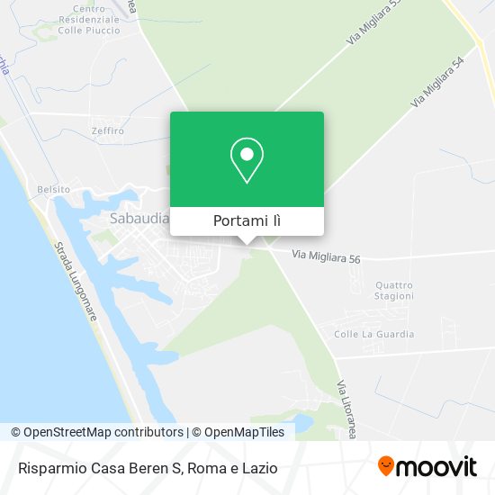 Mappa Risparmio Casa Beren S