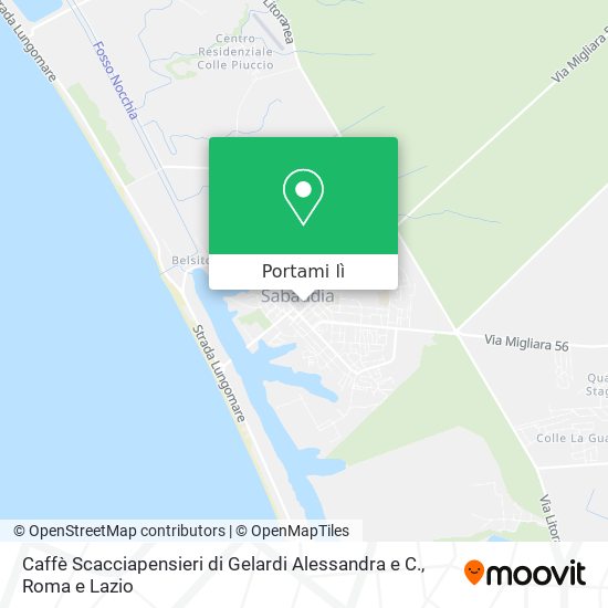 Mappa Caffè Scacciapensieri di Gelardi Alessandra e C.