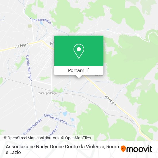 Mappa Associazione Nadyr Donne Contro la Violenza